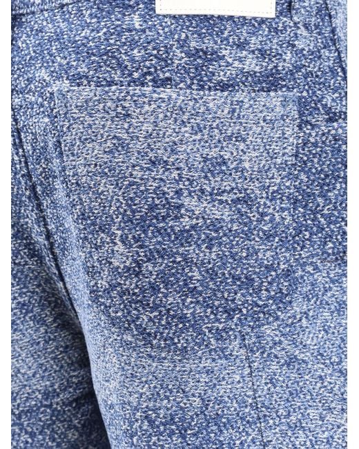 Dior Blue Carpenter Jacquard Jeans for men