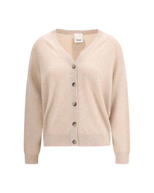 Allude Natural Cashmere Cardigan