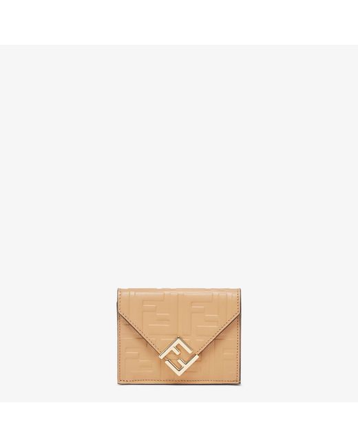 Fendi Natural "Ff Diamonds" Wallet