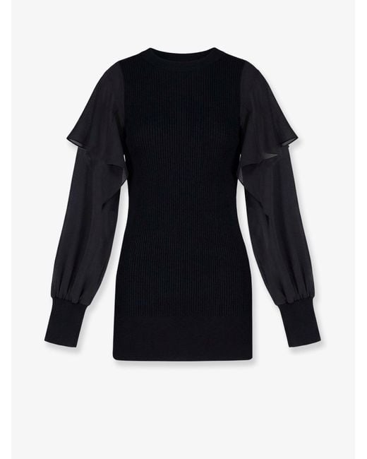 Sacai Blue Sweaters Cotone