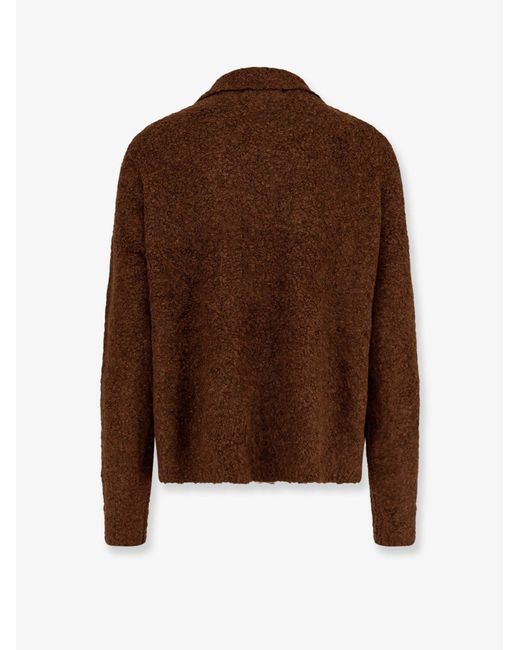 Woodbird Brown Wbdom Loop Sweater for men