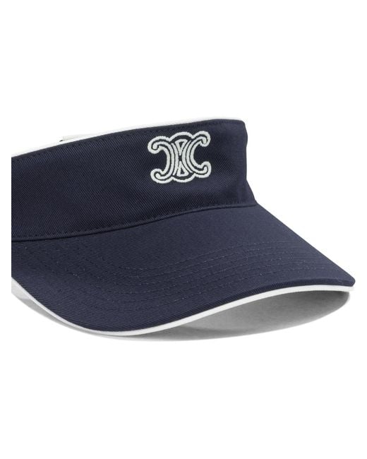 Céline Blue Cotton Hat