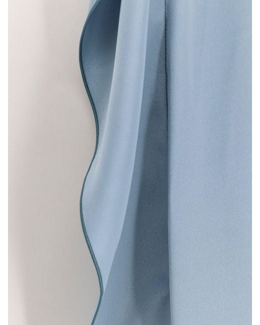Max Mara Blue Dresses Seta