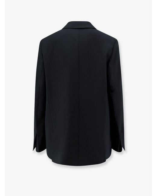 Closed Blue Blazer Virgin Wool Blend