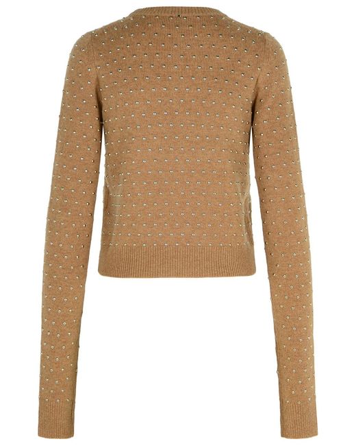 Sportmax Brown 'Sierra' Wool Blend Sweater