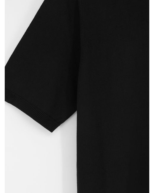 Alpha Studio Black Cotton Sweater