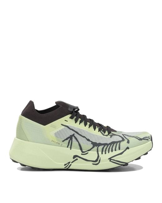 Women's Green "Silan 2" Low Top Trainers