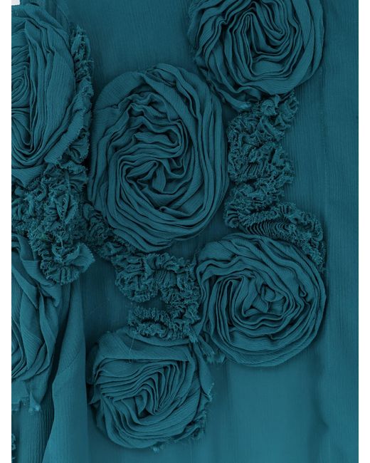 Dries Van Noten Blue Chowsa Viscose Shirt