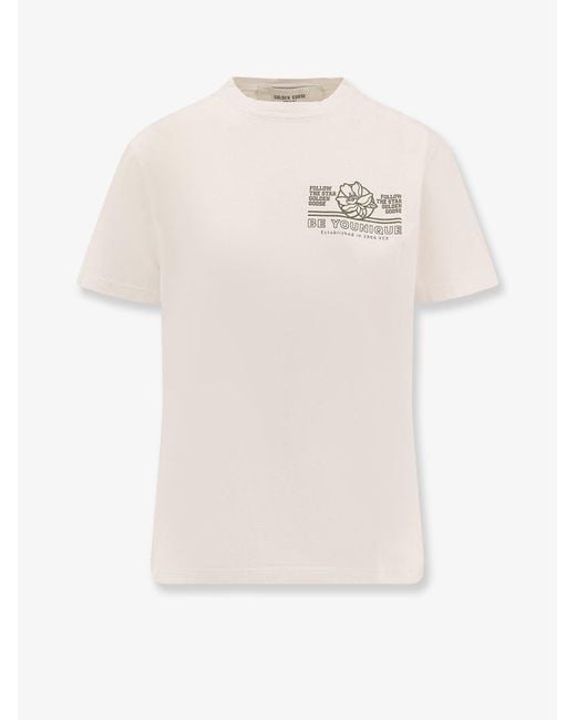 Golden Goose Deluxe Brand White Regular Cotton T-Shirt