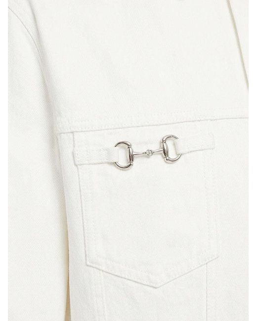 Gucci White Denim Jacket for men