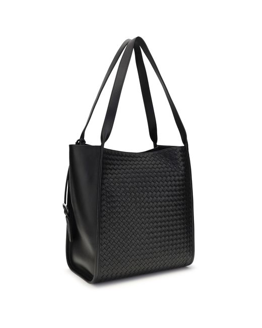 Bottega Veneta Black Courier Tote Bag for men