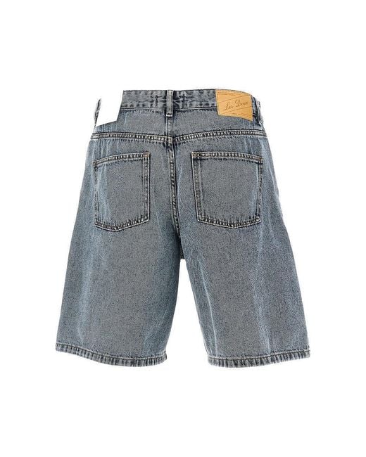 Les Deux Gray 'Ryder' Denim Shorts for men