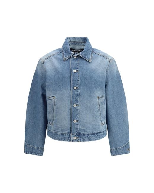 Jacquemus Blue Denim Jacket for men