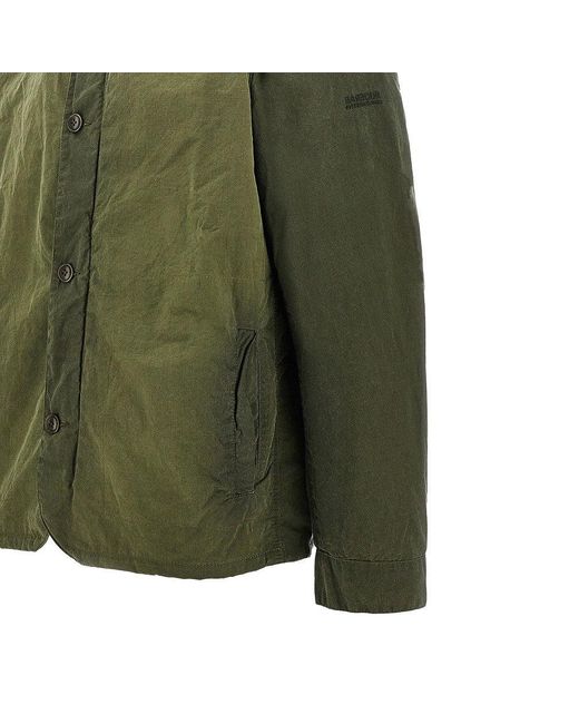 Barbour Green Troon Washed Waxed Cotton Jacket for men