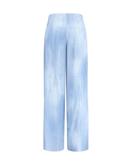 Ermanno Scervino Blue Trousers Viscose