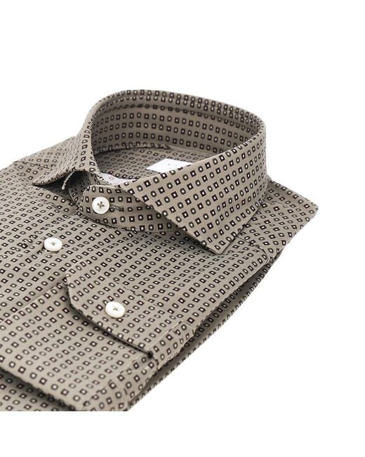 Xacus Brown Tailor Fit 'Active' Shirt for men