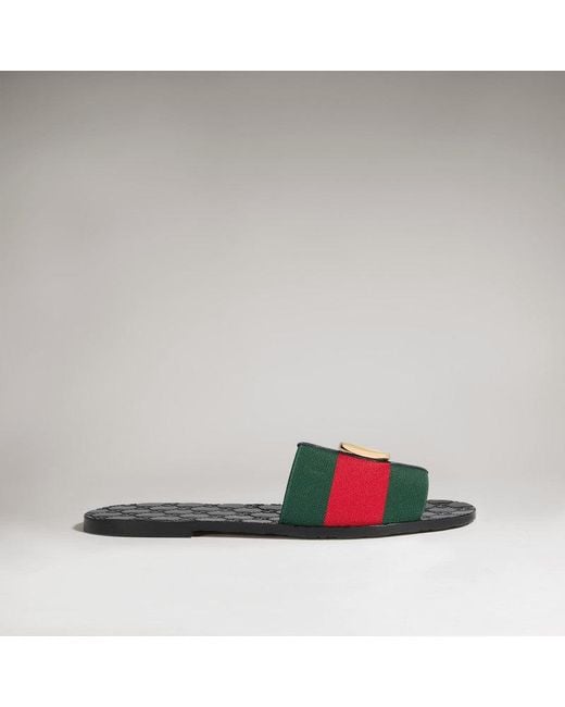 Gucci Black Riviera Sandals for men