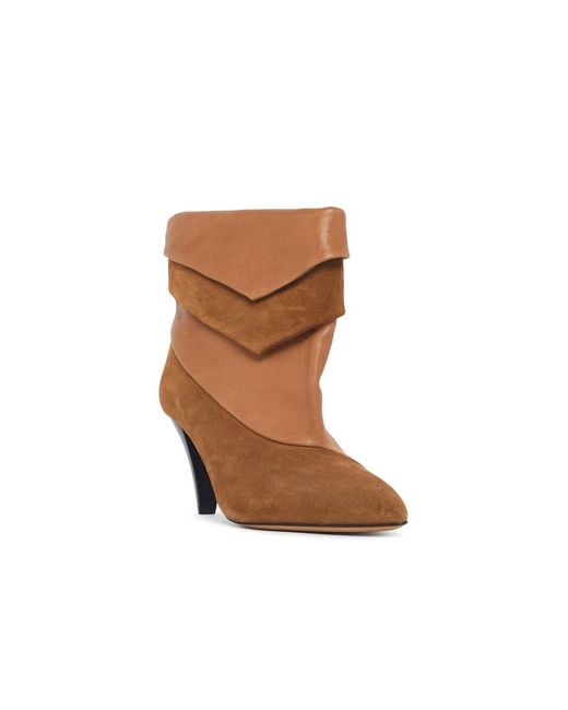Isabel Marant White 'Lyone' Ankle Boots