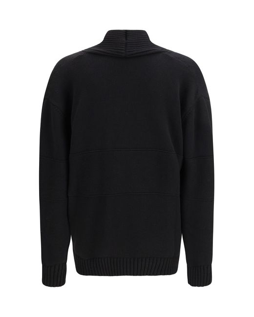 Gcds Black Knit Cardigan for men