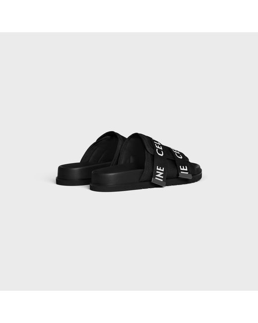 Céline Black Pitea" Sandals
