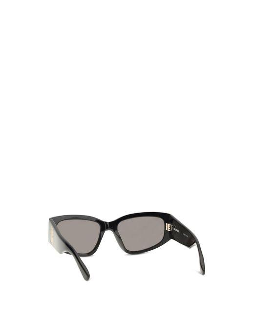 Balenciaga Gray Rectangular Af Sunglasses