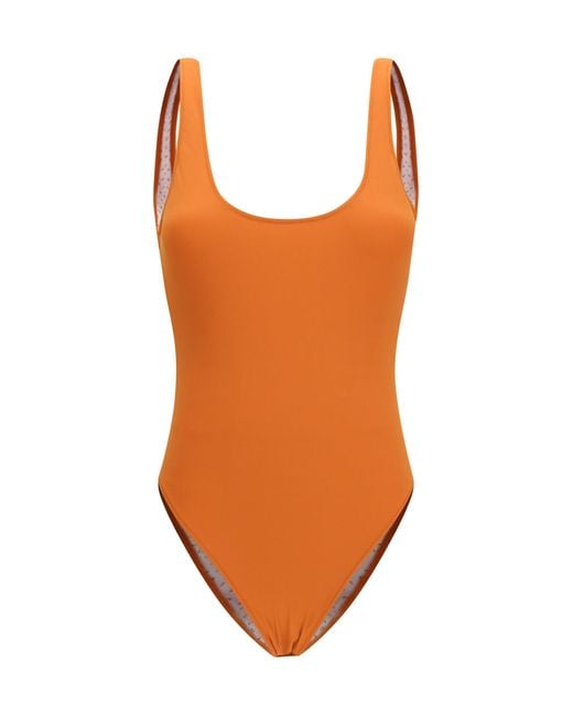 Kristina Ti Orange One-Piece Swimsuit