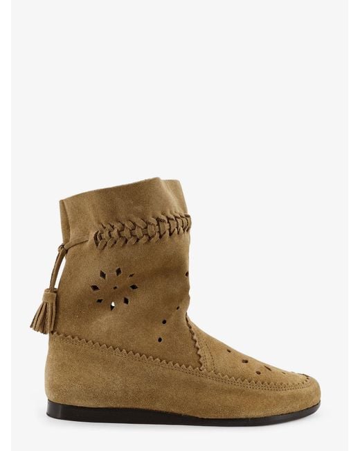 Isabel Marant Brown Woosta Suede Boots