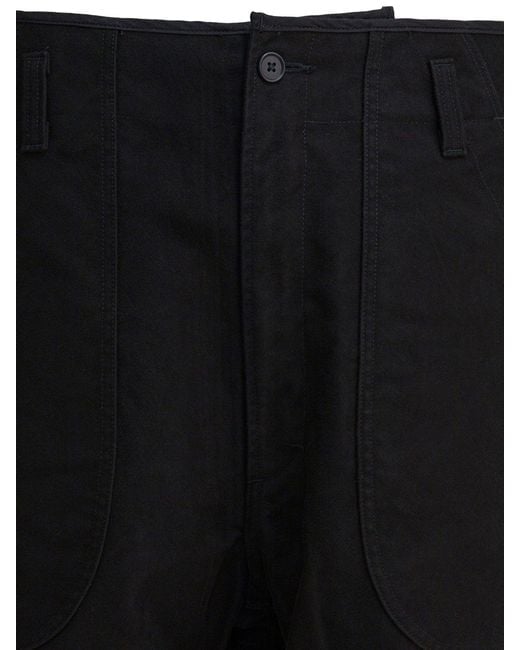 Needles Black "Over" Pants for men