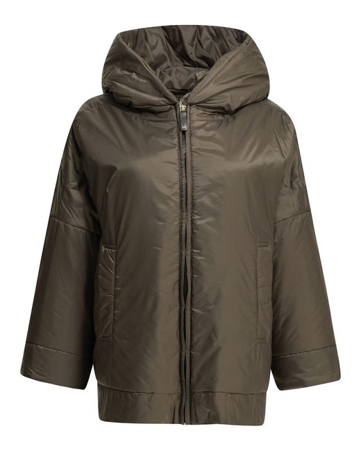 Max Mara Green Water-Repellent Padded Jacket