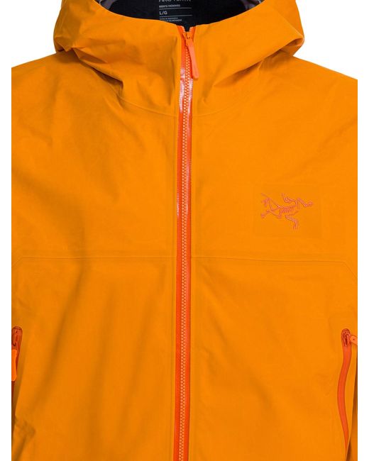 Arc'teryx Orange "Beta" Technical Jacket for men