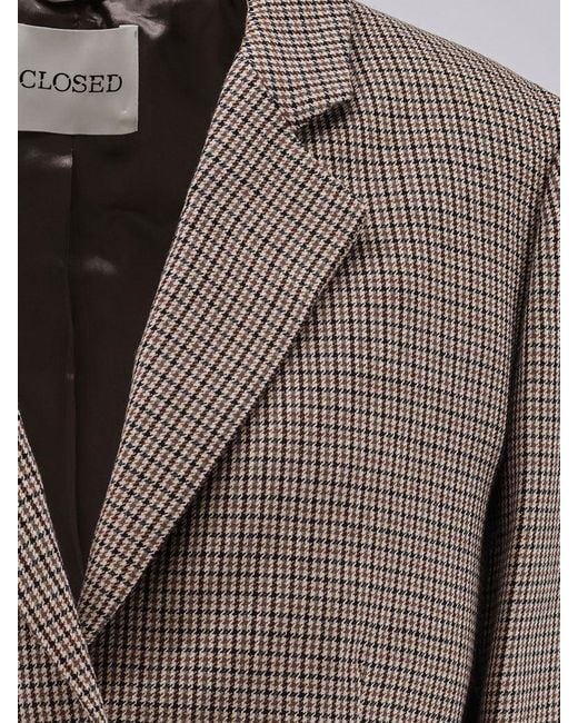 Closed Gray Lola Wool Blend Blazer