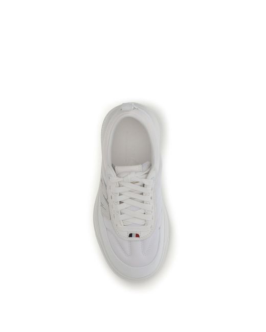 Moncler White Altive Low Top Sneakers