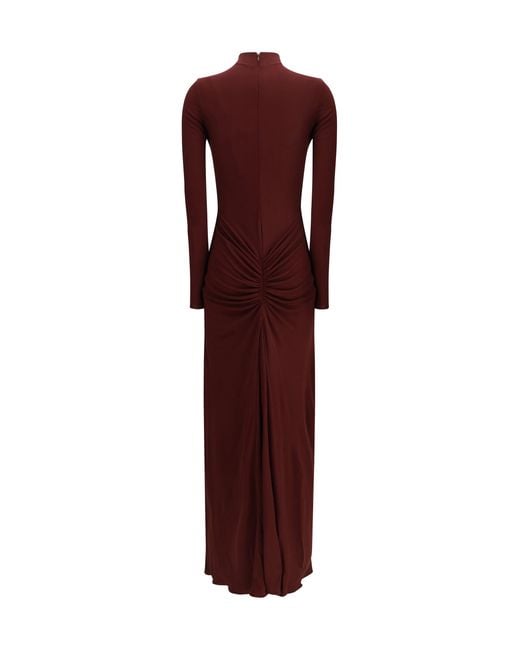 Alaïa Purple Alaã¯A Draped Dress