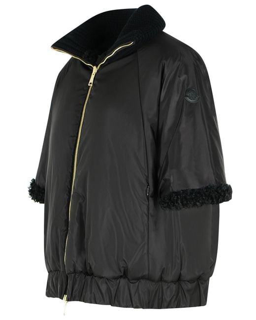 Moncler Black Reversible Hood