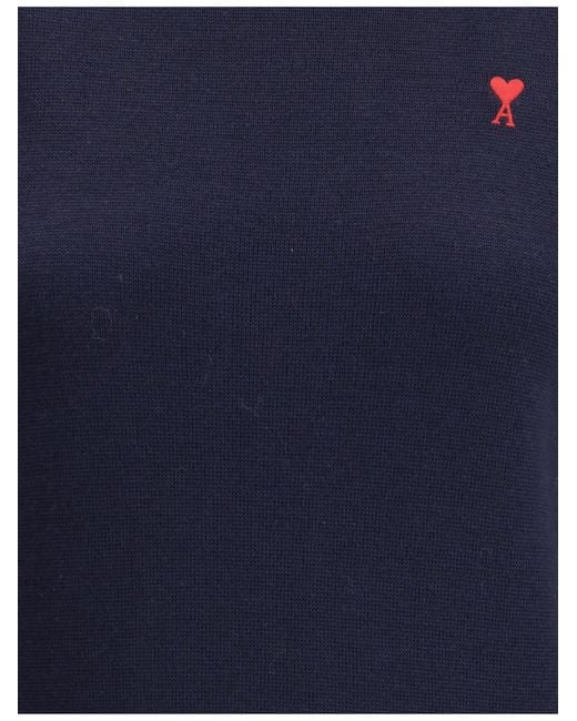 AMI Blue Knitwear