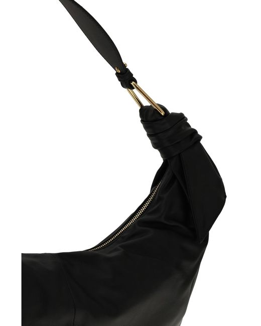 Coccinelle Black Shoulder Bag Furoshiki Leather