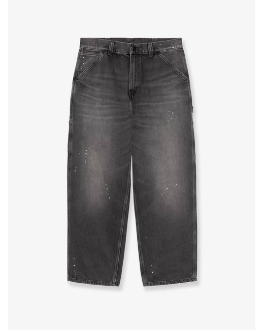 Carhartt Gray Og Single Knee Cargo Denim Jeans for men