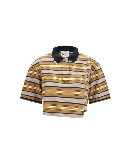 Isabel Marant Metallic Marant Etoile Isalyne Polo