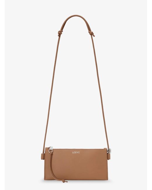 Loewe Brown Joya Leather Shoulder Bag