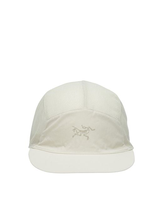 Arc'teryx White Norvan Mesh Trucker Hat for men