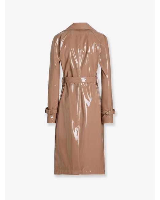 Dolce & Gabbana Natural Dolce & Gabbana Vinyl Trench