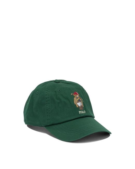 Polo Ralph Lauren Green "Polo Bear" Baseball Cap for men