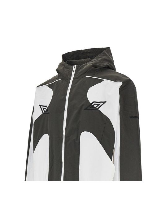 Umbro Black 'Guarding Masked' Technical Fabric Blouson for men