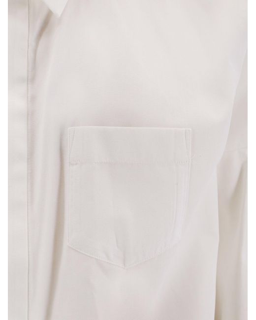 Sacai White Oversize Shirt