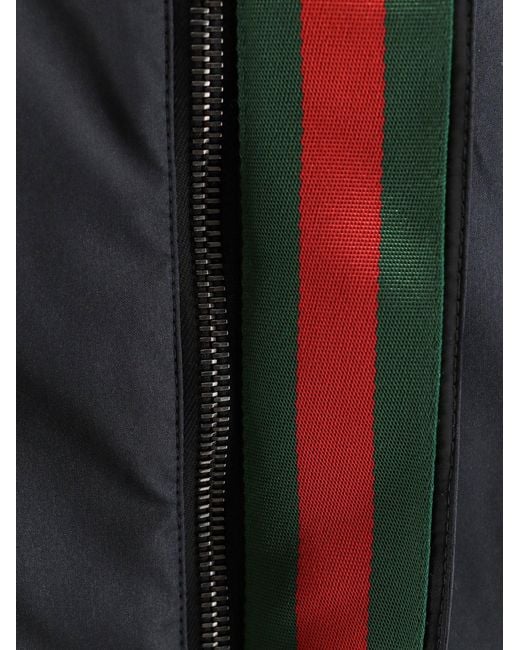 Gucci Blue Lightweight Nylon Jacket for men