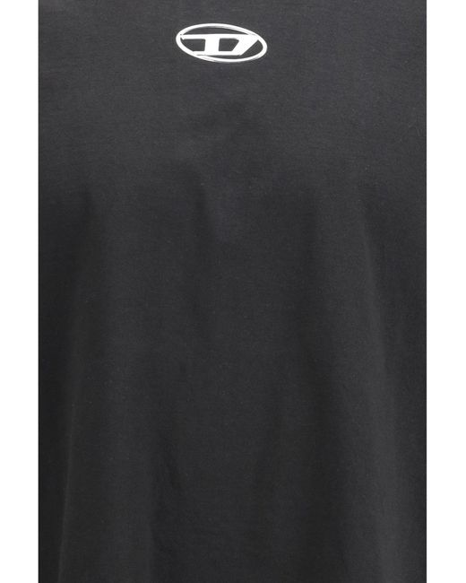 DIESEL Black T-Norm-Iod T-Shirt for men