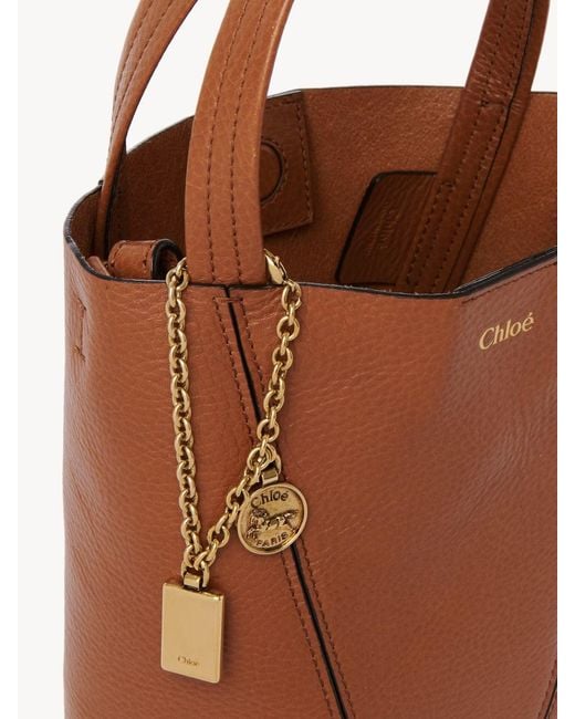 Chloé Brown "Spin" Small Handbag