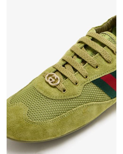 Gucci Green Shift Sneakers
