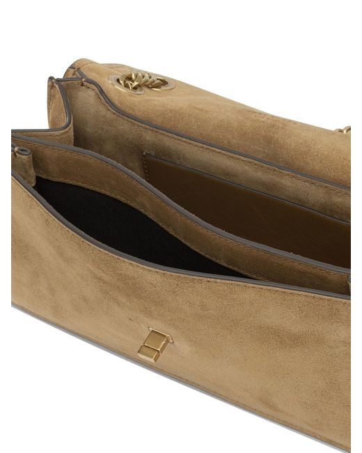 Tory Burch Natural Shoulder Bags