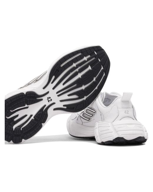 Balenciaga White Sports Shoes Monday